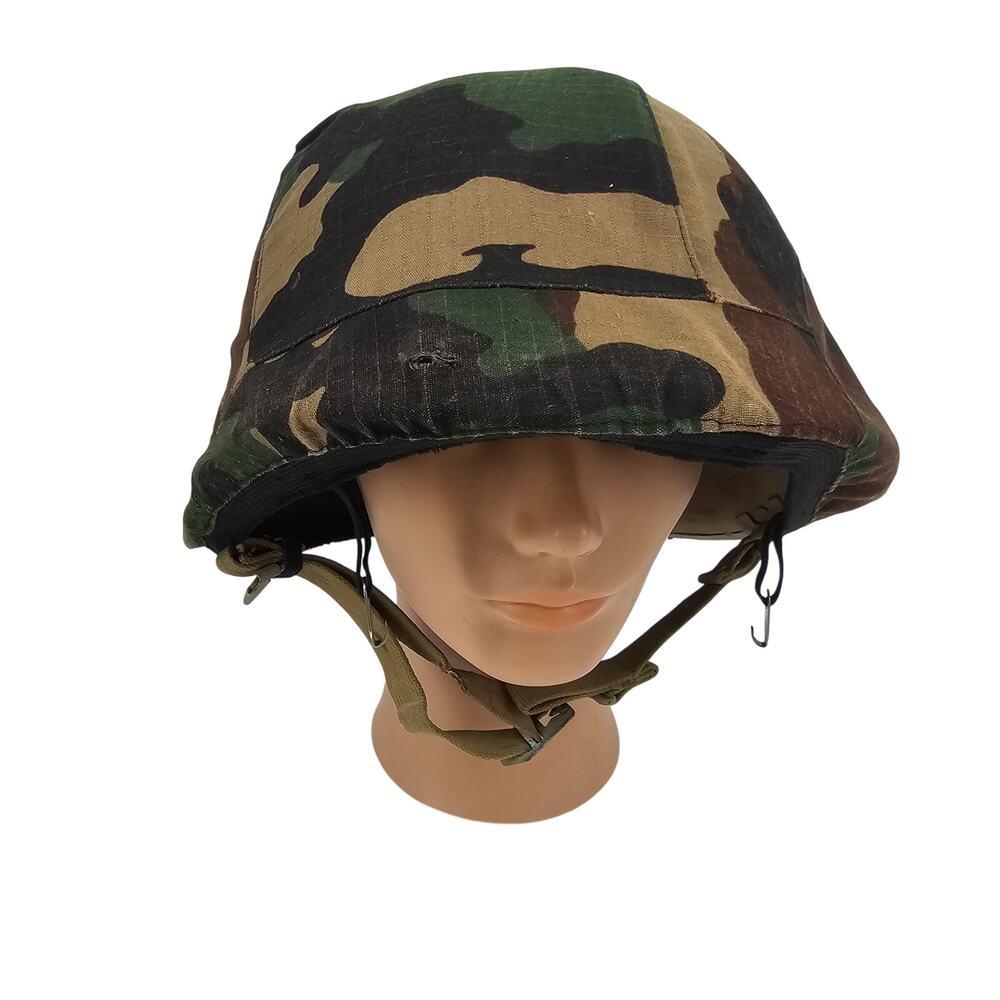 US Military WWII & Vietnam Compressed Fiber Kevlar Helmet M1 Shell & Cover